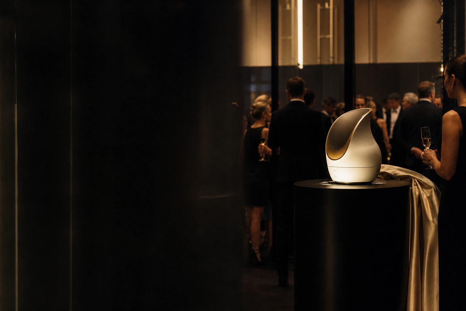 Cinematic product launch event